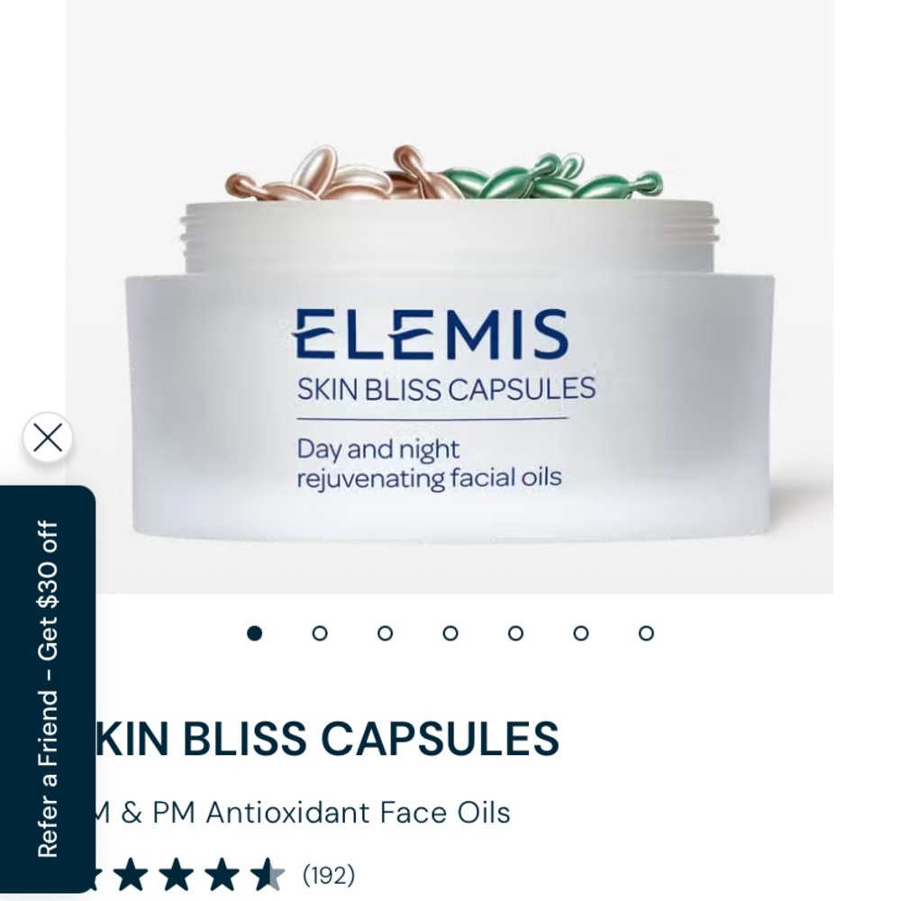 ELEMIS Green and Pink Serum & Face Oil Capsules